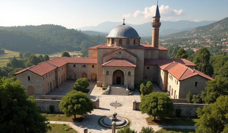 Image by Gallerix Византийские монастырские постройки