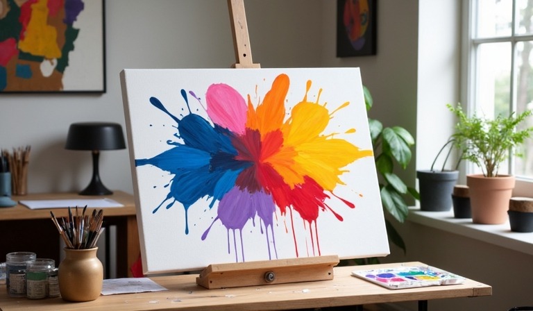 Image by Gallerix Как нарисовать абстрактную картину: первые шаги