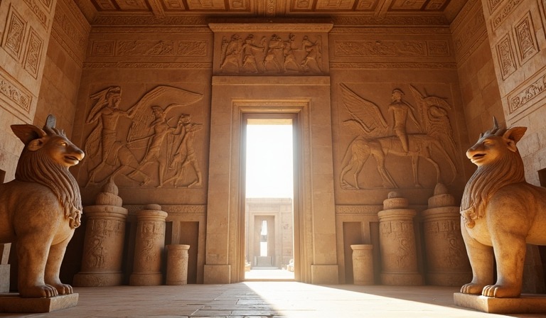 Image by Gallerix Иконография в ассирийском искусстве: анализ сцен и символов