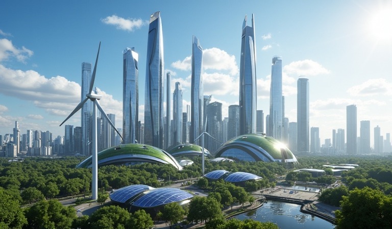 Image by Gallerix Интеграция возобновляемых источников энергии в энергосистемы крупных городов